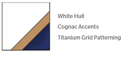 White w/ Navy Exterior